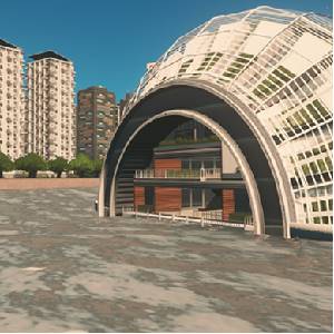 Cities Skylines Green Cities Schwebender Garten