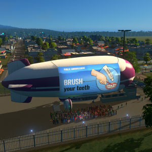 Cities Skylines Mass Transit Blimp