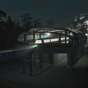 Cities Skylines Mass Transit Train Bahnhof