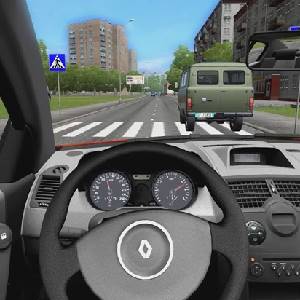 City Car Driving 2.0 Fahrerperspektive