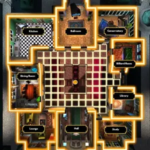 Clue/Cluedo: Classic Edition - Räume