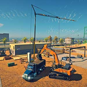 Construction Simulator - Bagger und Muldenkipper