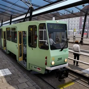 CTS: 2026 - Tram DLC: Tatra KT4D - Bushaltestelle
