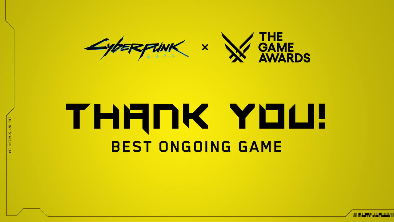 Cyberpunk 2077 Best Ongoing bei den Game Awards 2023 Cyberpunk 2077 Best Ongoing bei den Game Awards 2023