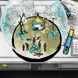 Death and Taxes - Globus aus Glas