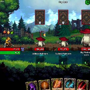 Deck of Souls - Großer und Subboss-Pilz