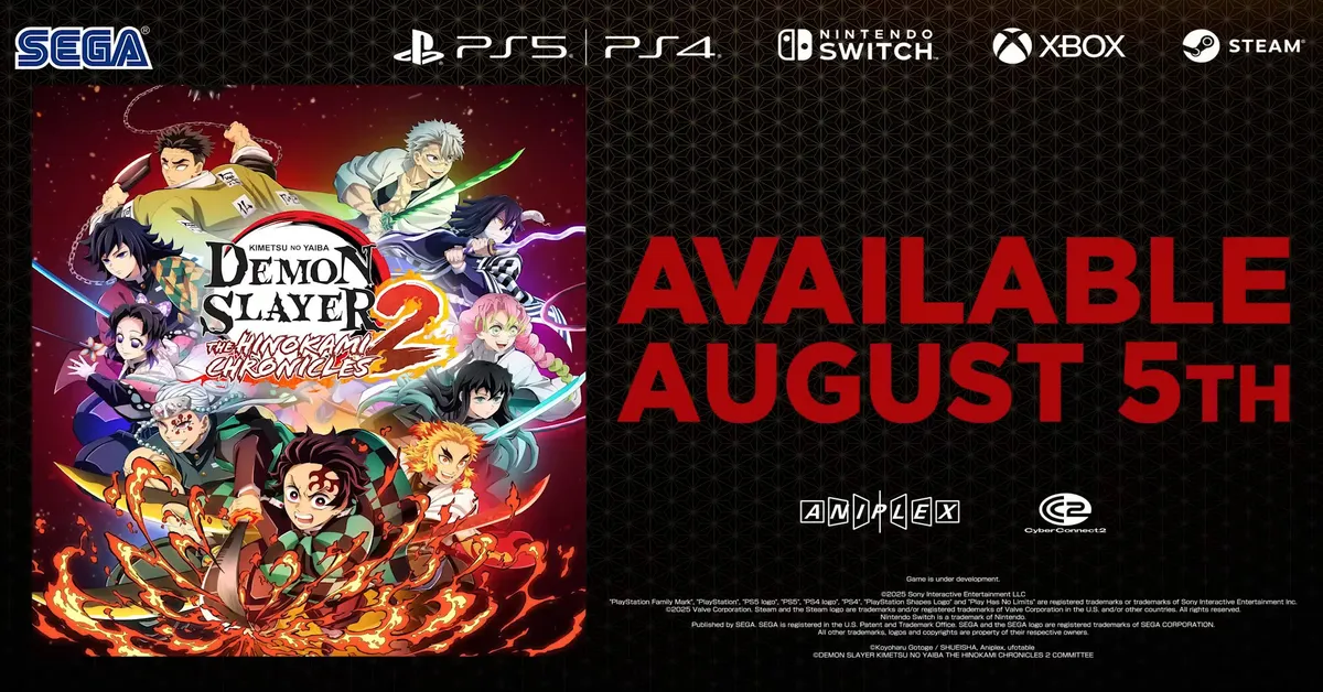 Demon Slayer Kimetsu No Yaiba The Hinokami Chronicles 2: Release-Date