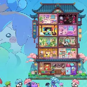 Desk Paws - Haus mit Japanischem Thema
