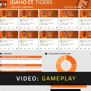 Draft Day Sports College Basketball 2021 - Gameplay-Video