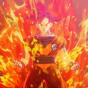 Transformation des Super-Saiyajanischen Gottes