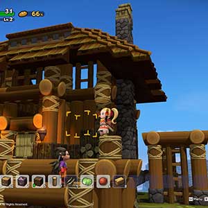 Dragon Quest Builders 2 Blockhütte