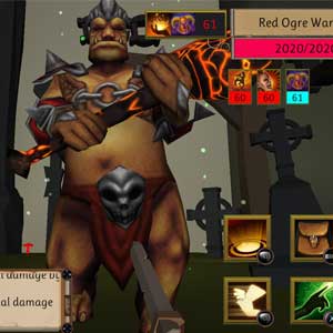 Dungeon Scavenger Red Ogre Warrior