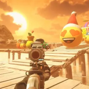Emoji Battlefield Summer Vacation - Herzchenaugen