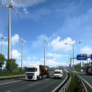 Euro Truck Simulator 2 - Going East! - Windräder