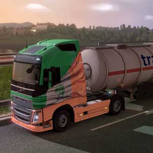 Irisches Flaggen-Abziehbild