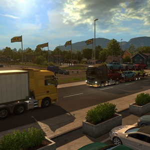Euro Truck Simulator 2 Scandinavia - Kreuzung