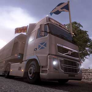 Schottische Flagge Metallic