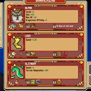 Everything is Crab The Animal Evolution Roguelite - Verzweigung