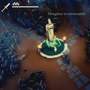 Fall of Light - Statue