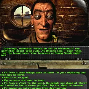 Fallout: A Post Nuclear Role Playing Game - Dialogsystem
