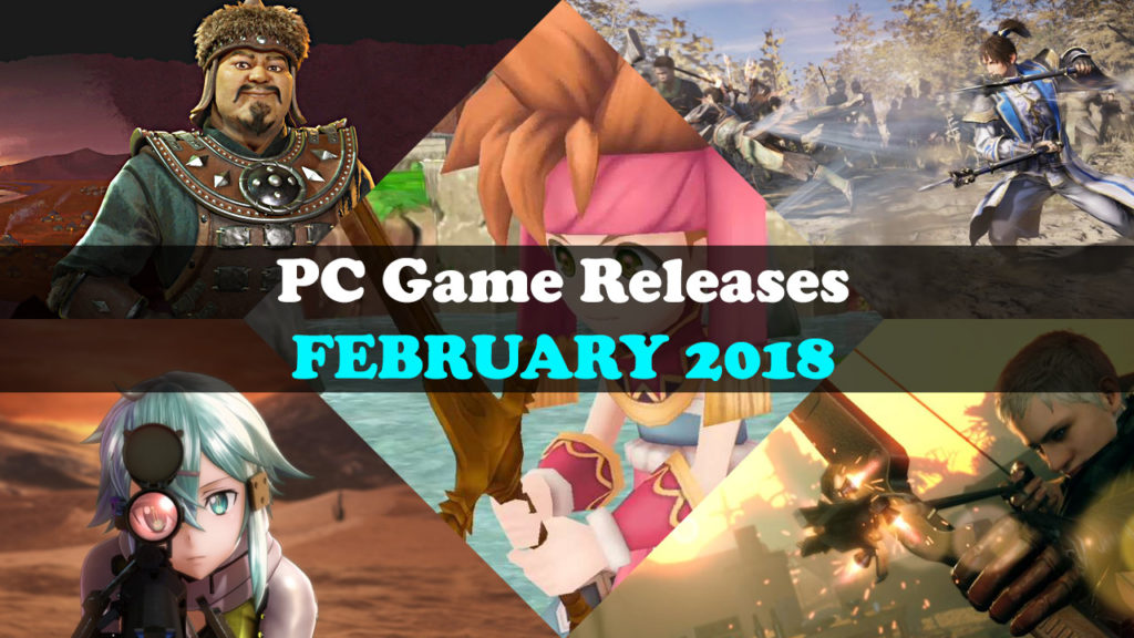 Februar 2018 PC Spiele Release