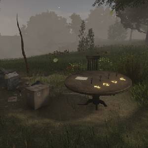 Finding Anastasia - Tisch und Stuhl