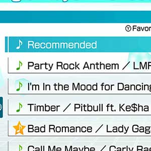 Full song list