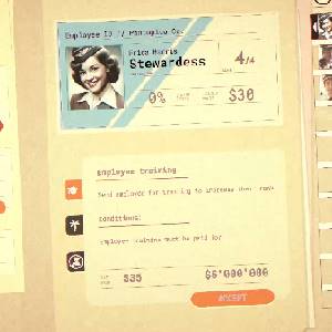 Flight Catastrophe - Stewardess