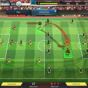 Football, Tactics & Glory - Den Ball weitergeben