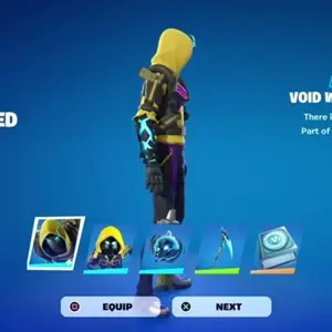 Fortnite Voidlands Exile Quest Pack - Void Warrior Absenz