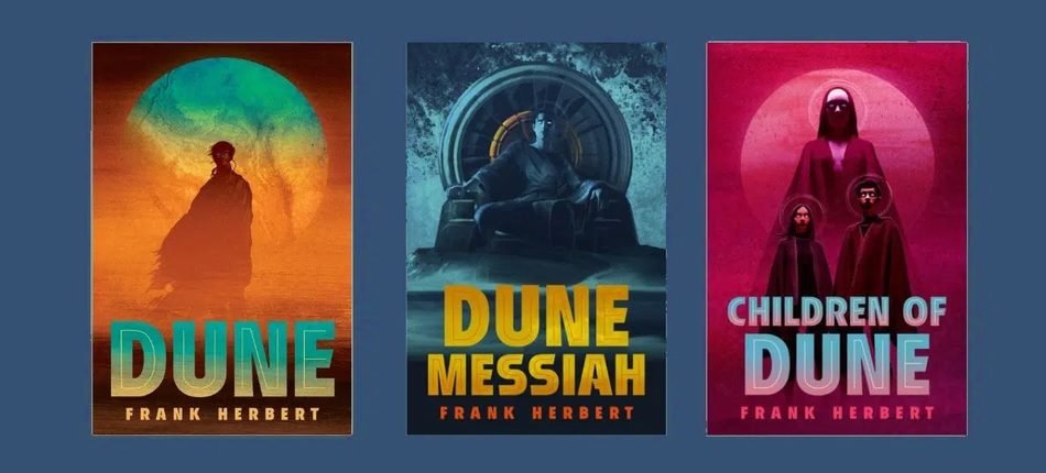 Bücher von Frank Herbert: Dune, Messiah of Dune und Children of Dune