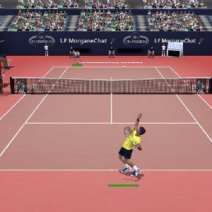 Full Ace Tennis Simulator - Aufschlag