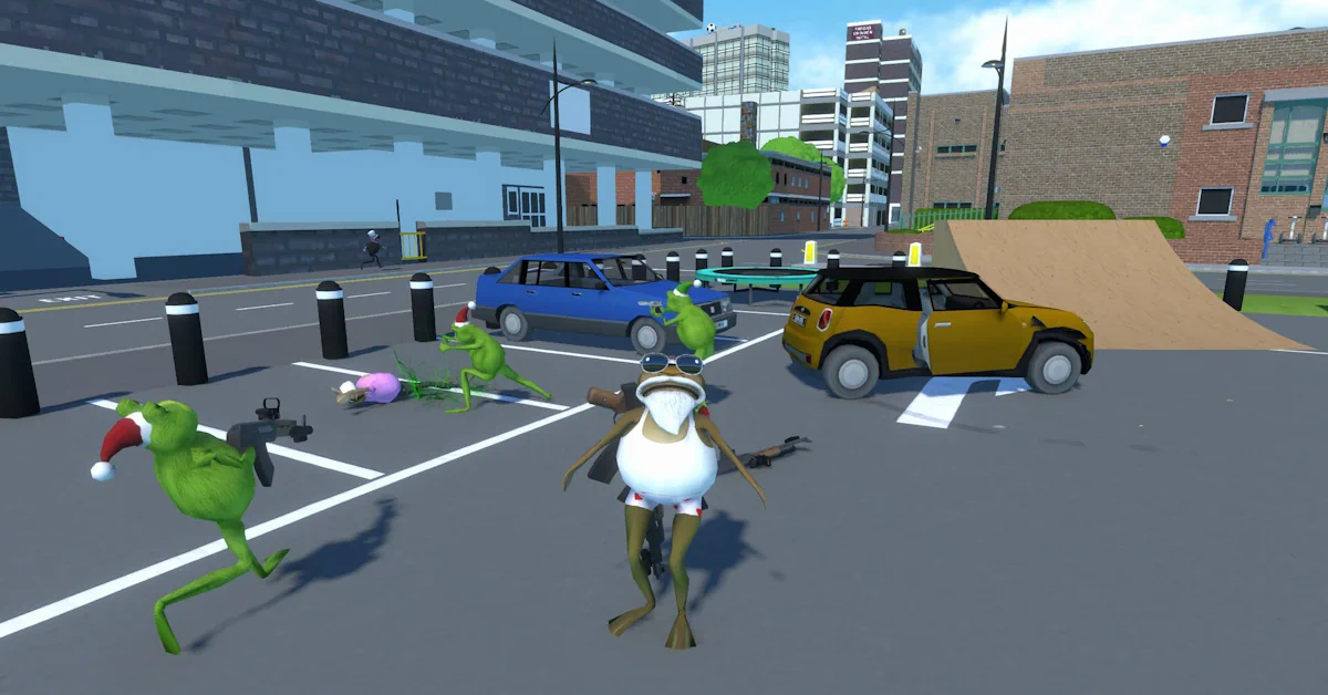 Amazing Frog? schlägt bei Xbox-Spielern mit seinem absurden Humor und seiner Sandbox-Freiheit hohe Wellen