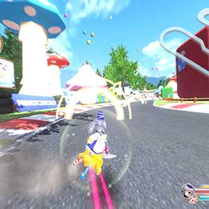 Laufen auf einer Rennstrecke