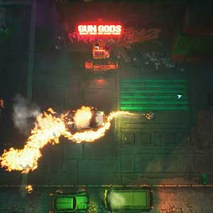 Glitchpunk Flammenwerfer