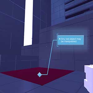 rotes Objekt kann manipuliert werden