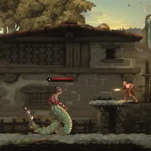 God of War Sons of Sparta - Halb-Schlangen-Monster