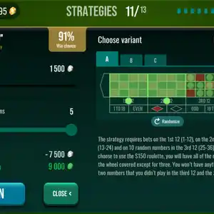Grand Vegas Casino - Strategien