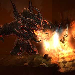 in den Abgrund geworfen