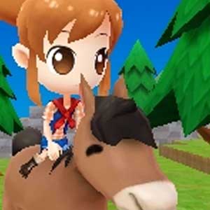 Harvest Moon The Lost Valley Nintendo 3DS Ein Pferd reiten