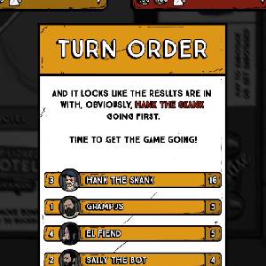 Haulin’ Oats - Spielreihenfolge