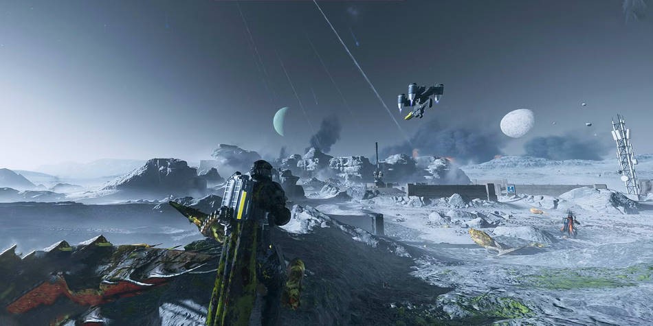 Ein Meteorregen in Helldivers 2