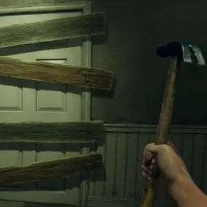 HELLMART - Verbarrikadierte Tür