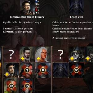 Heretic Operative - Charakter Auswahl