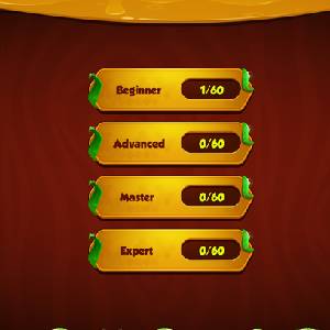 Hexa Puzzle 2024 Schwierigkeitsoptionen