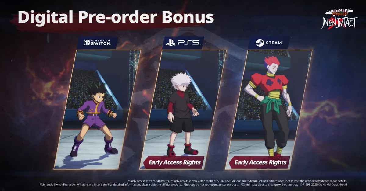 Hunter x Hunter Nen x Impact preorder bonus