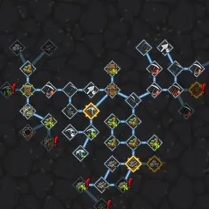 Idle DeepMiner - Fähigkeitenbaum
