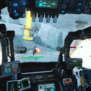 IRON REBELLION VR - Mech-Cockpit-Ansicht