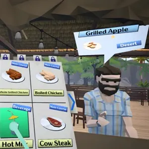 Isle of Food VR - Menü