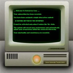 Just. Press. The Button. - Willkommenshinweis